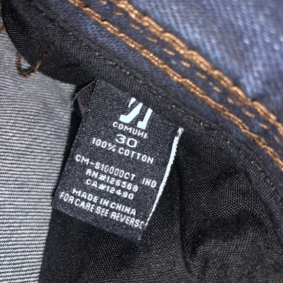 Comune Cutoff Denim Jean Shorts - Picture 2 of 8